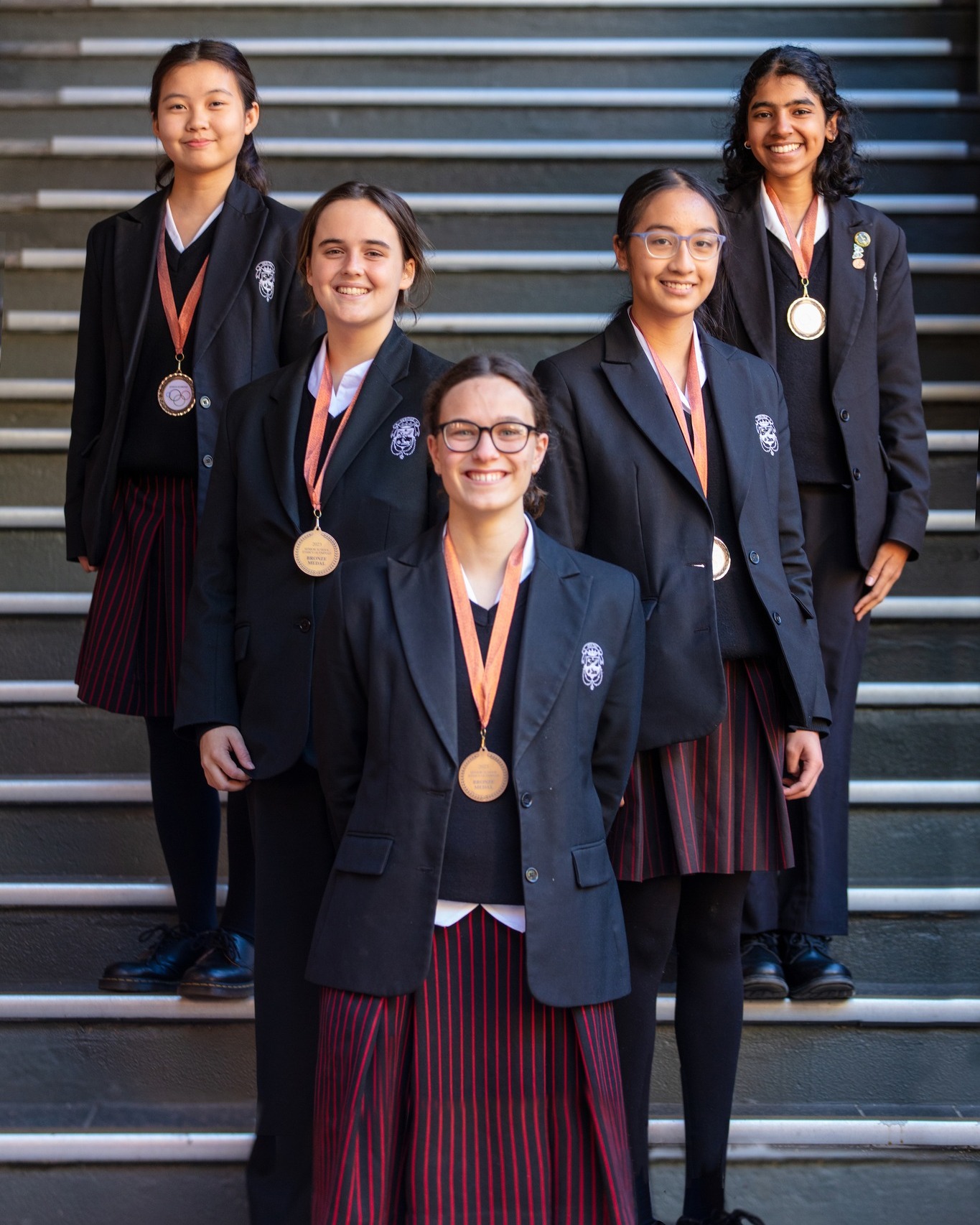 A medal winning Ethics Olympiad team